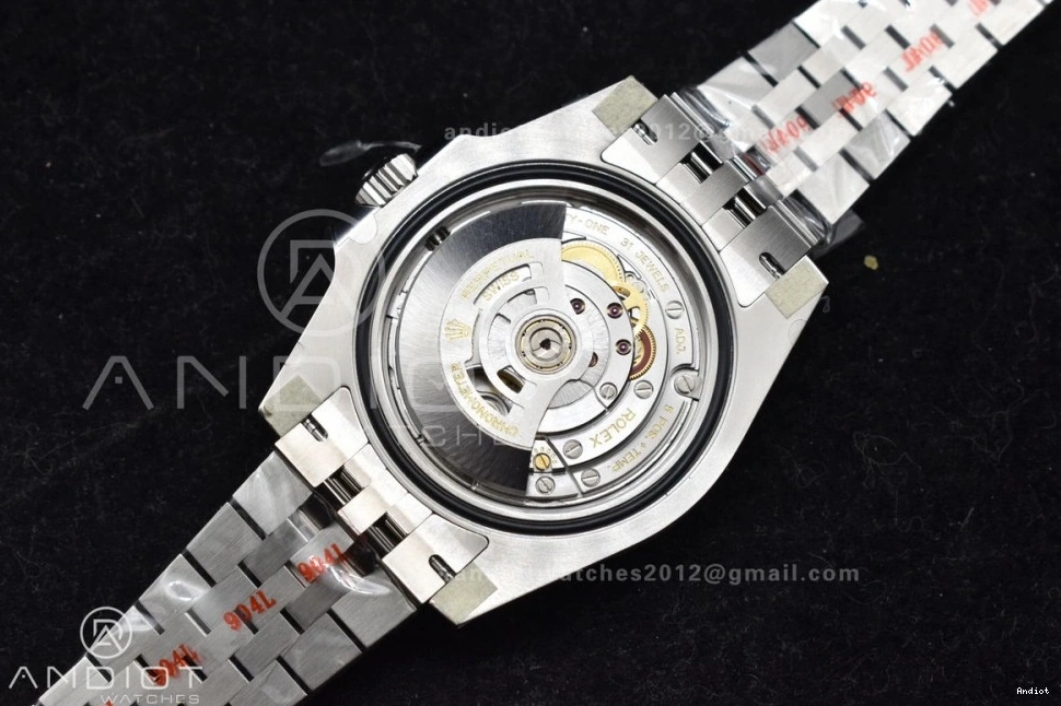 Clean 904L 1:1 126710 Strap Ceramic Black Steel Jubilee Best Gray GRNR Edition II GMT-Master DD3285 on 0411